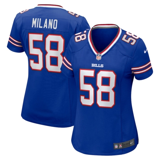 Women's Matt Milano Royal Player Limited Team Jersey