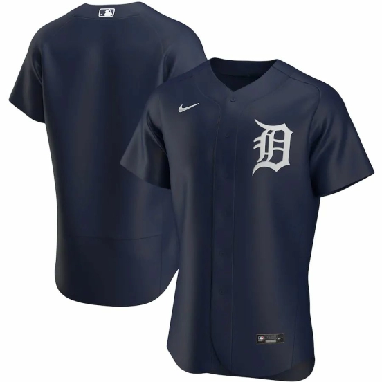 Men's Navy Alternate 2020 Authentic Team Logo Team Jersey