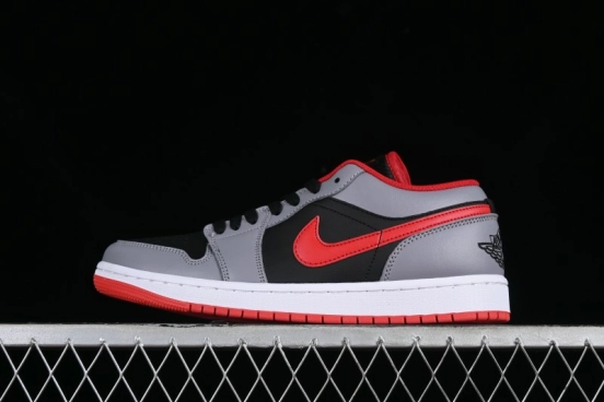 Nike Air Jordan 1 Low AJ1 Cement Grey Low-Top Casual Sneakers - 553558-060
