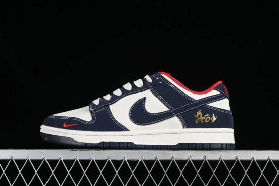 Nike SB Dunk Low Chinese New Year Limited - Black Dragon God Anniversary High-End Custom Low-Top Casual Skate Shoes - XP3802-953