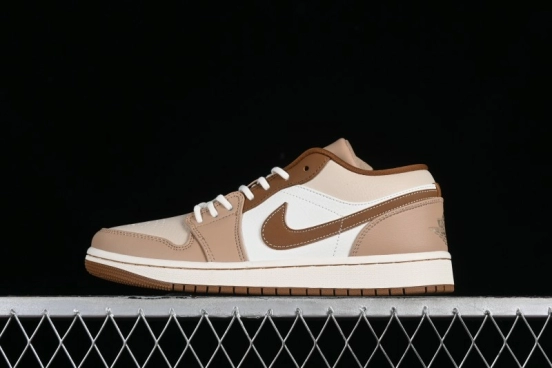 Nike Air Jordan 1 Low AJ1 Khaki Yellow Low-Top Casual Lifestyle Sneakers - HF5753-221