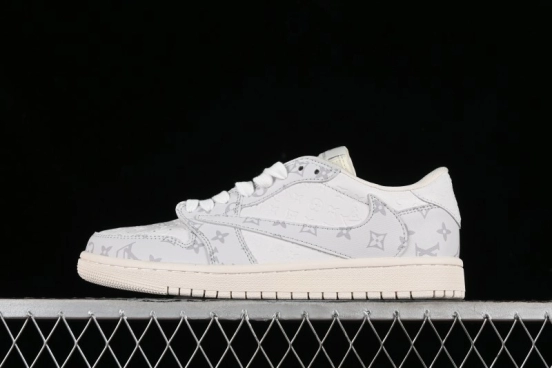 Nike Air Jordan 1 Low OG SP Travis Scott x Fragment Design Collaboration Sneakers - LX1988-700