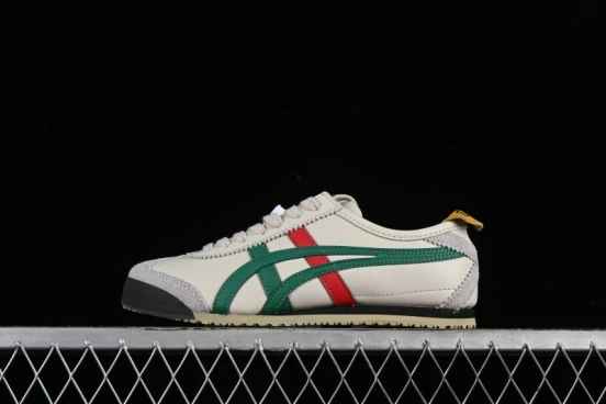 Onitsuka Tiger Mexico 66 Low-Top Leather Running Shoes - 1183C102-201