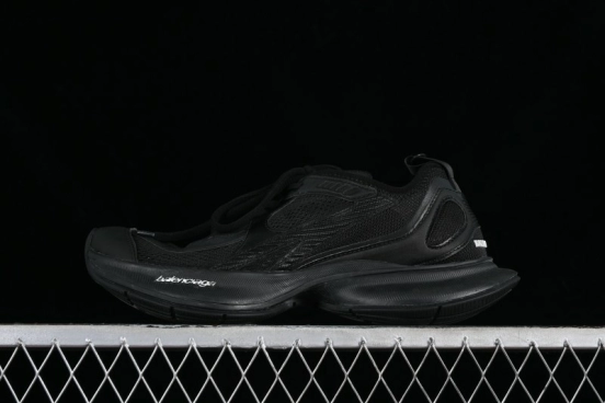 Balenciaga Circuit Lightweight Distressed Print Round Toe Fashion Casual Sneakers - WFLGY1000