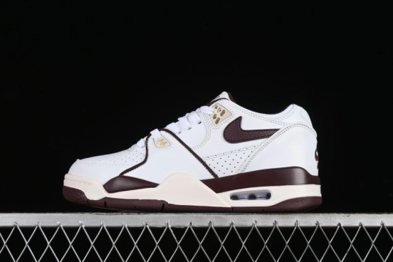 Nike Air Flight 89 Low Basketball Shoes with Air Cushion Technology - FQ8256-100