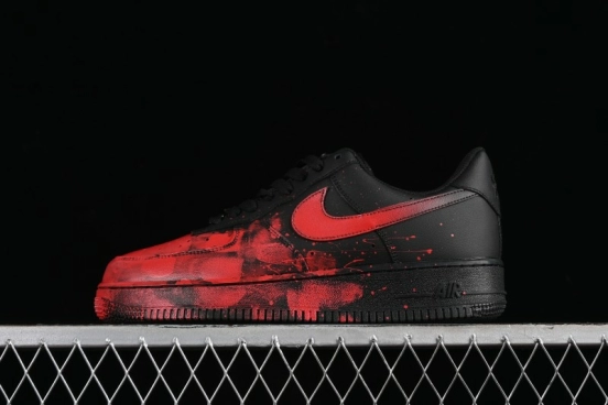 Nike Air Force 1 '07 Low 2D Hand-Painted Anatomy Scene Casual Sneakers - CW2288-011