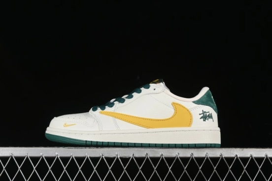 Nike Travis Scott x Fragment Design x Air Jordan 1 Low OG SP Sneakers - JH6088-702