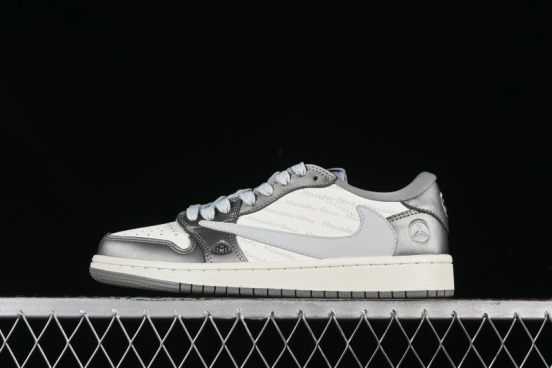 Nike Travis Scott x Fragment Design x Air Jordan 1 Low OG SP AJ1 Culture Casual Sneakers - AG3702-802