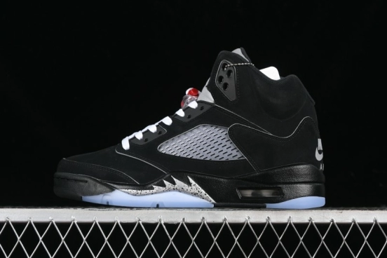 Nike Air Jordan 5 Retro Black Metallic Reimagined Basketball Shoes - HF3975-001