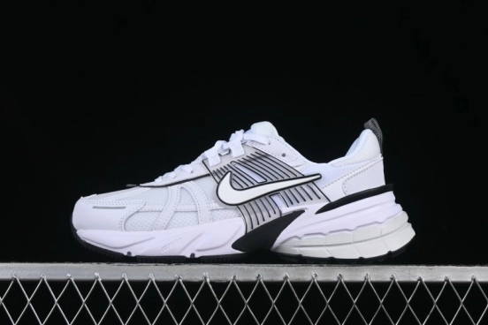 Nike Runtekk V2K Retro Low-Top Running Shoes with Cushlon Midsole and Anti-Slip Design - HF5342-100