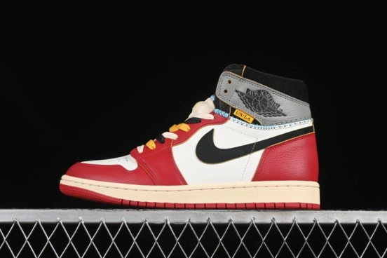 Nike Union x Air Jordan 1 Retro High Basketball Shoes Shadow Chicago - HV8563-600