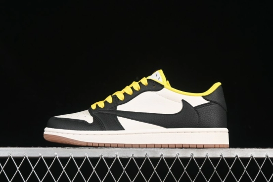 Nike Travis Scott x Fragment Design x Air Jordan 1 Low OG SP AJ1 Collaboration Sneakers - DN6901-093