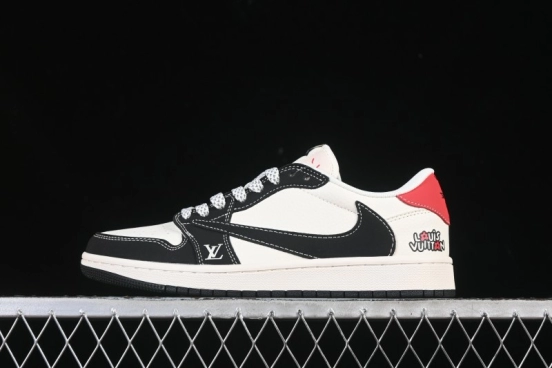 Nike Travis Scott x Fragment Design x Air Jordan 1 Low OG SP AJ1 Low Top Casual Skate Shoes - ZH2598-162