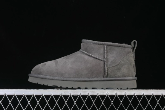 UGG Classic Ultra Mini Sheepskin Ankle Boots with Water-Resistant and Anti-Shedding Design - 1116109
