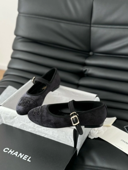 Chanel 2025 SS Runway Mary Jane Flats - LY00300