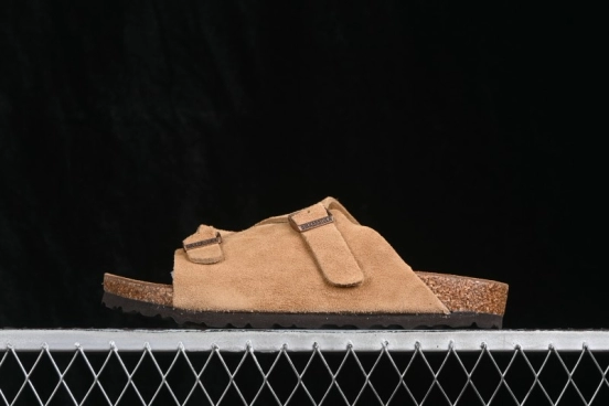 Birkenstock Classic Sheepskin-Lined Slide Sandals with Soft Footbed - 1009532
