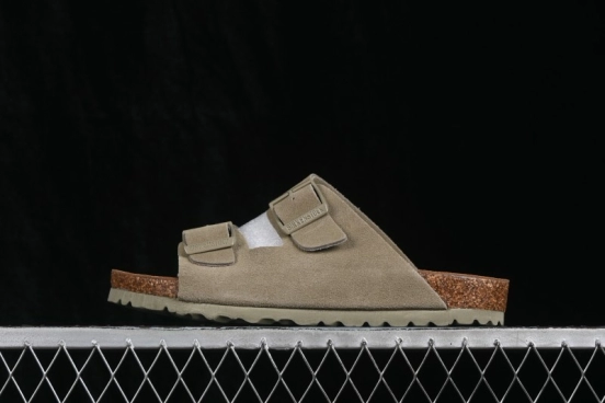 Birkenstock Arizona Two-Strap Sandals with Soft Footbed Leather Uppers - 1010503