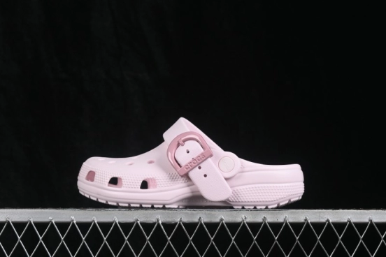 Crocs Enamel Buckle Clog Ballet-Inspired Comfortable Slip-On Shoes - 209184
