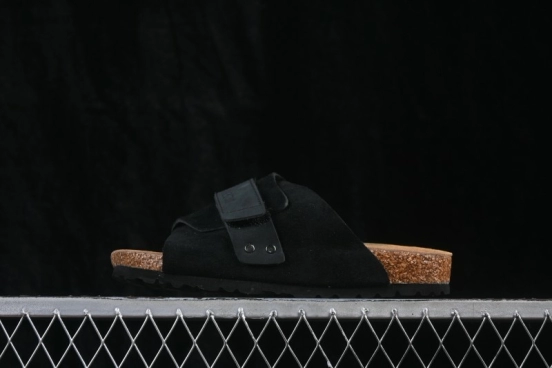 Birkenstock Sheepskin Lined Shearling Sandals with Cork-Latex Footbed - 1015573