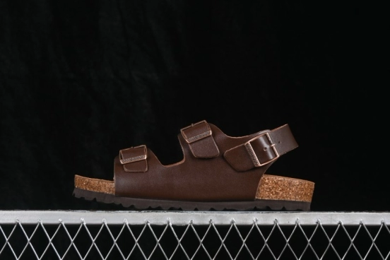 Birkenstock Sheepskin-Lined Suede Sandals with Soft Cork Footbed - 30471