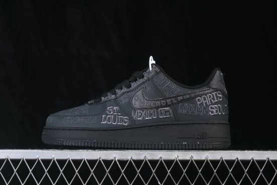Nike Air Force 1 '07 Low Low-Top Casual Sneakers with Full-Length Air Cushion - II1549-001