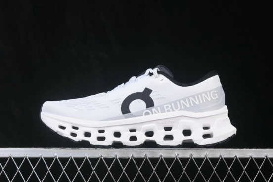 On Cloudmonster 3 Comfort Anti-Slip Wear-Resistant Cushioned Running Shoes - 3MG10051200 White White