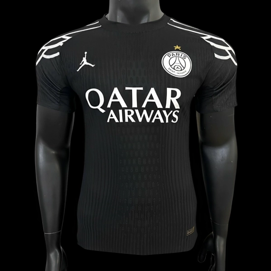 1 Star Player Version 25/26 PSG Black Champion Jersey