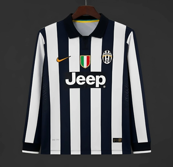 Retro 14/15 Juventus Home Long Sleeve Jersey