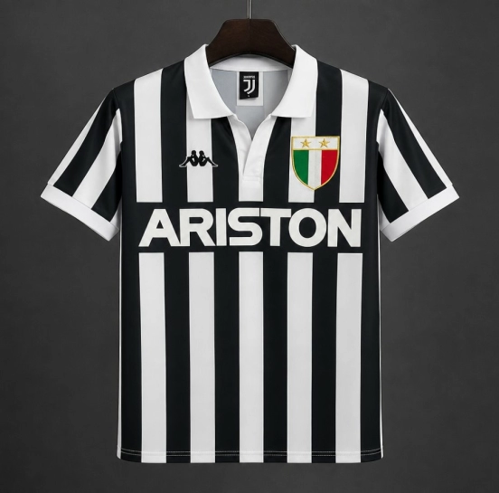Retro 84/85 Juventus Home Jersey