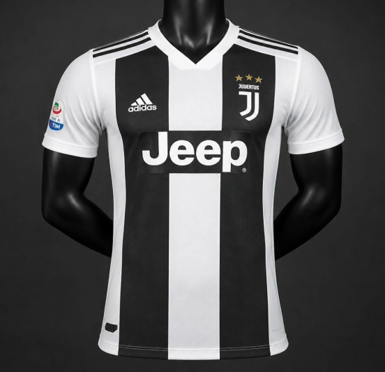 Player Version Retro 18/19 Juventus Home Jersey