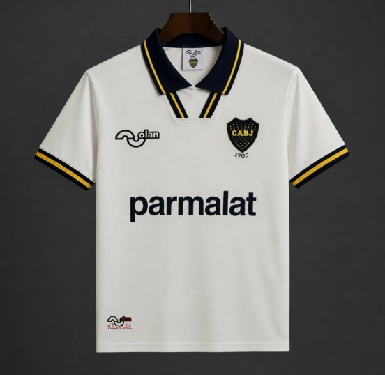 Retro 94/95 Boca Juniors Away White Jersey