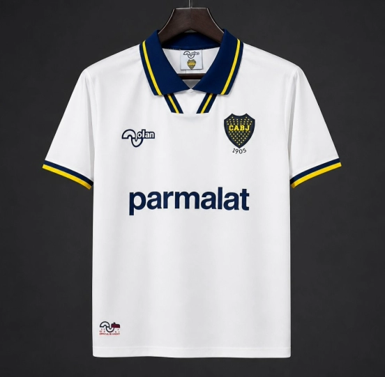 Retro 92/93 Boca Juniors Away White Jersey
