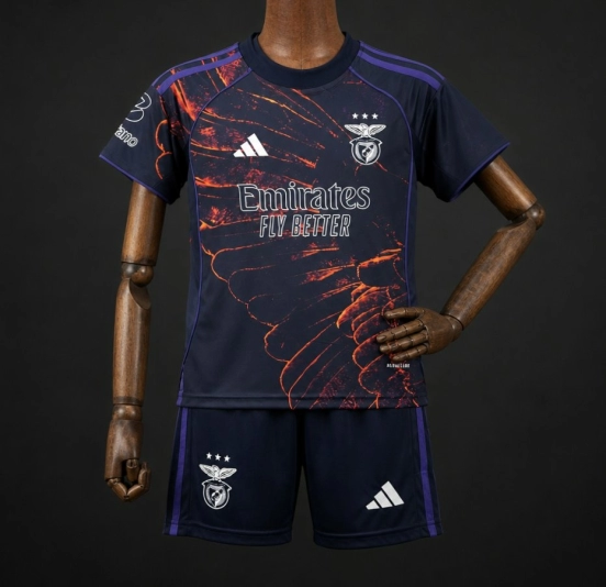 2025/26 Kids Benfica Fourth Kit