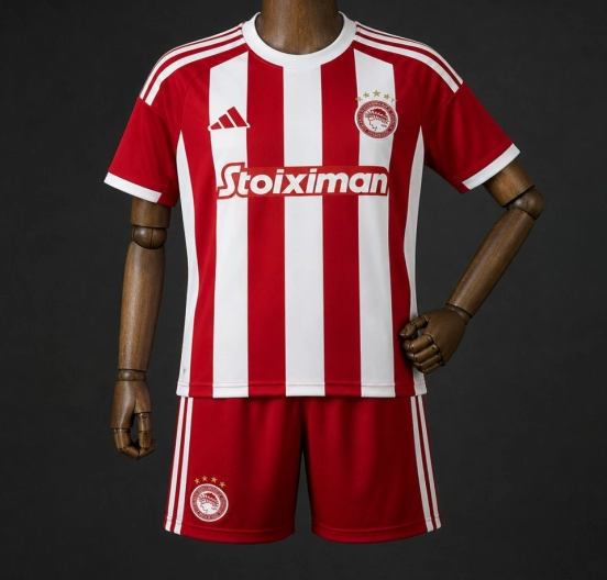 26/27 Kids Olympiacos Home Jersey