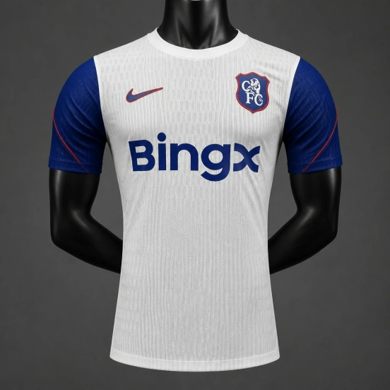 Player Version 26/27 Chelsea White with Blue  Away Jersey