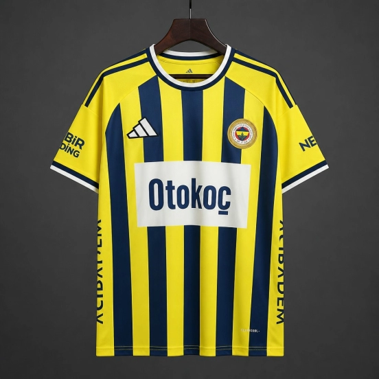 26/27 Fenerbahçe SK Yellow & Navy Blue Stripes Home Jersey