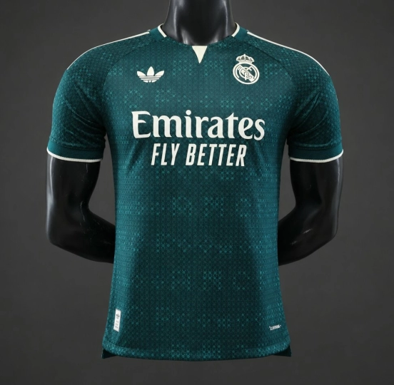 Player Version 26/27 Real Madrid Teal Away Jersey