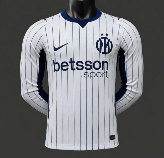 Player Version 26/27 Inter Milan Away Long Sleeve Jersey