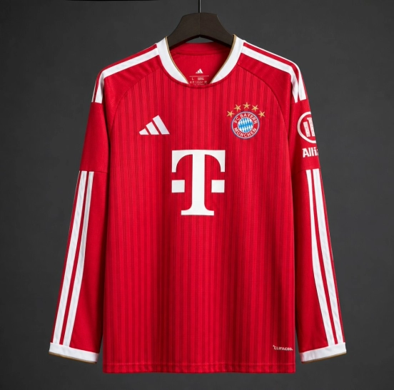 26/27 Bayern Munich Home Long Sleeve Jersey