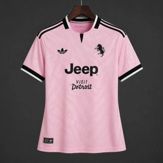 26/27 Juventus Away Pink Women Jersey