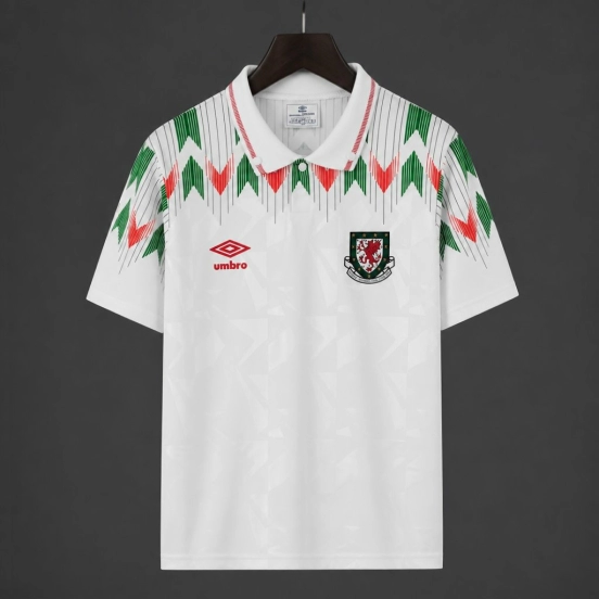 Retro Wales 90/92 away Soccer Jersey