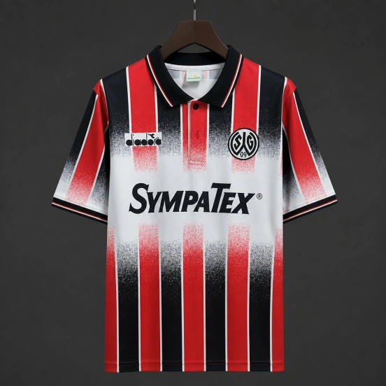 Retro 1995/96 SG Wattenscheid 09 Home Red & Black Jersey