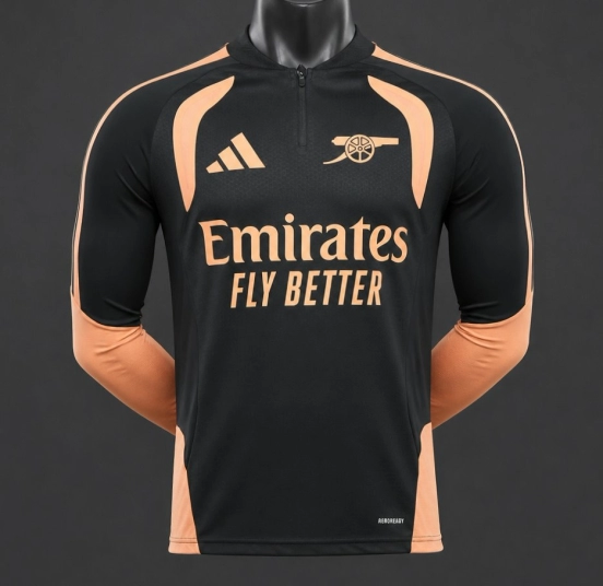 Player Version 26/27 Arsenal FC Black  Long Sleeve Jersey