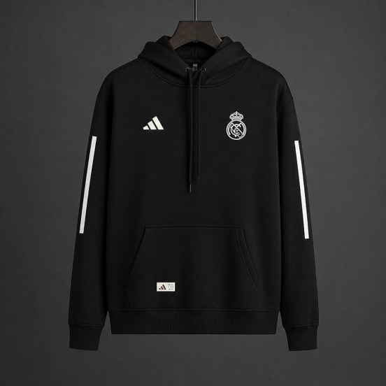26/27 Real Madrid CF Third Black Hoodie 9 Colors