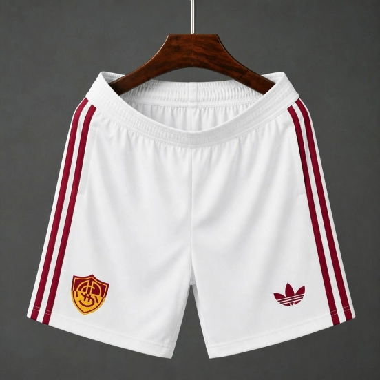26/27 Roma Away White Shorts