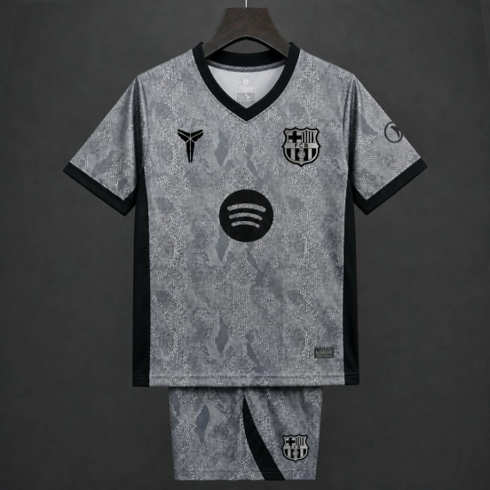 26/27 Kids Barcelona Goalkeeper Grey Jersey