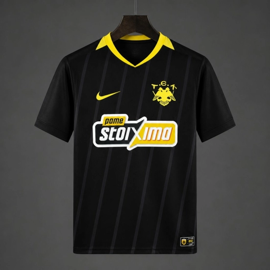 26/27 AEK Athens Away Black Jesrey