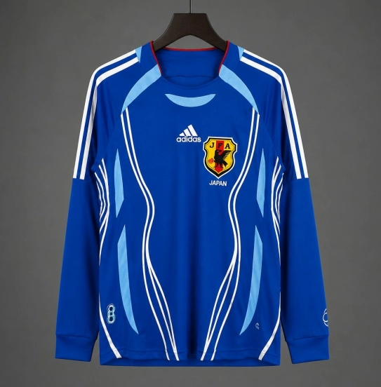 Retro 2006 Japan Home Long Sleeve Jersey