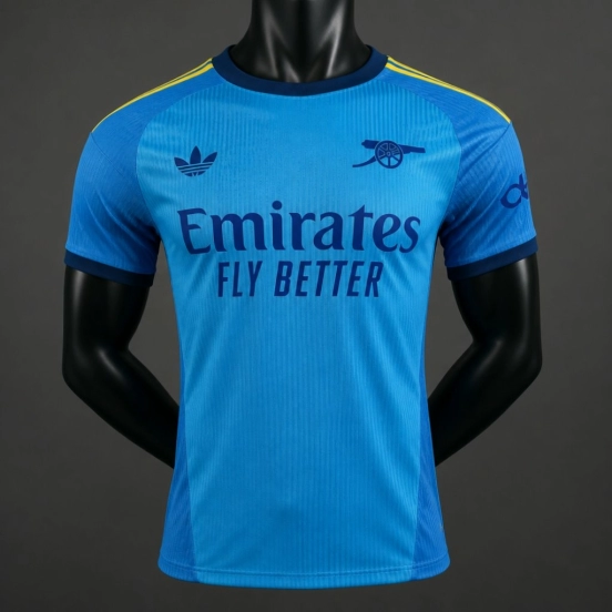 Player Version 26/27 Arsenal  Away Goalkeeper Blue Jersey