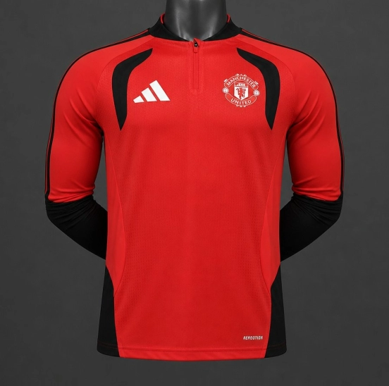 Player Version 26/27 Manchester United FC Long Sleeve Home Red Jersey